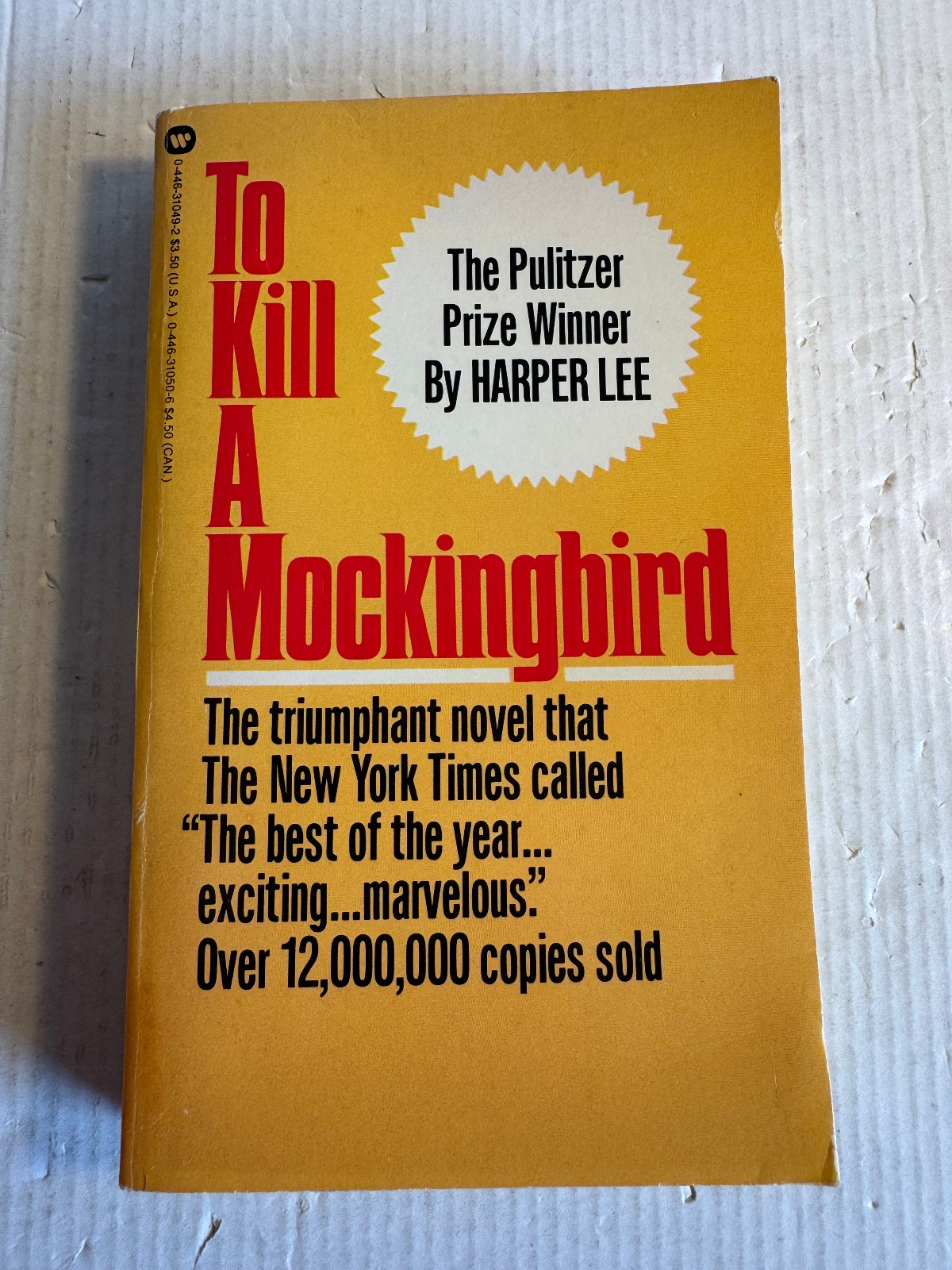 To Kill a Mockingbird Harper Lee 2nd Printing Warner 1982 Vintage Paperback