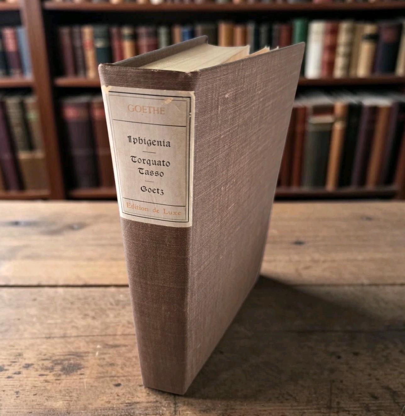 1902 Iphigenia in Tauris By J W Goethe Luxury Edition #15 of 1,000