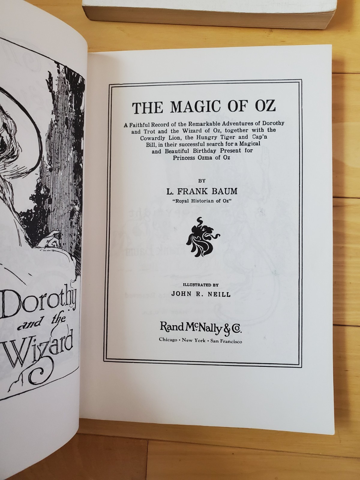 Lot of 7 OZ books L Frank Baum Soft White Rand McNally Nice Vintage Editions