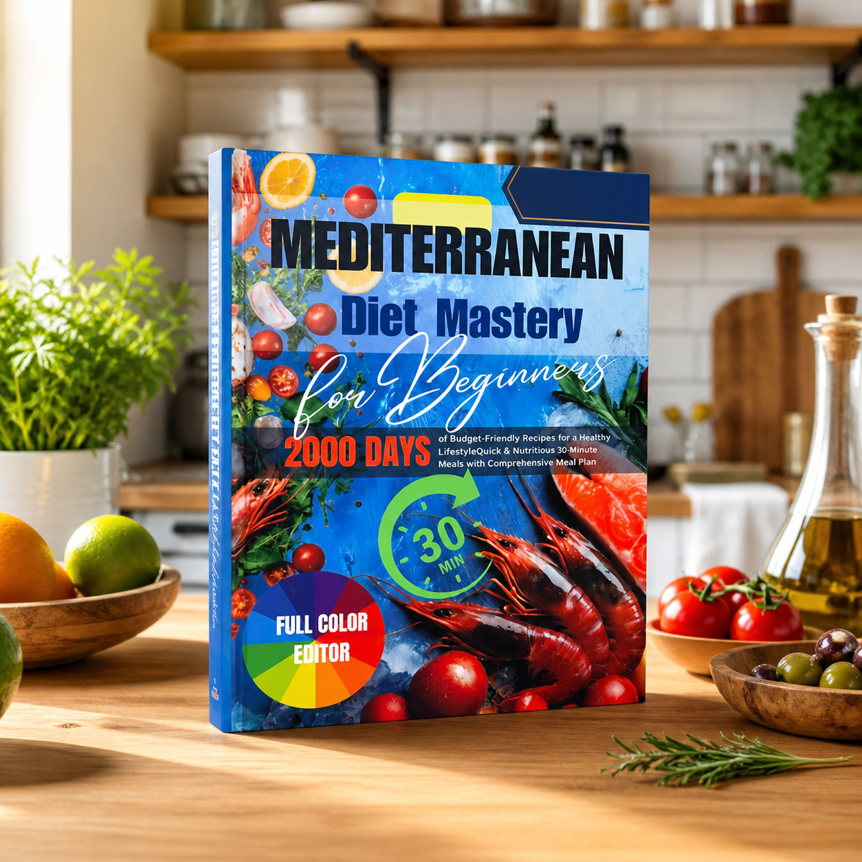 Mediterranean Diet Cookbook 2025 Edition | Full Color Сookbook | Hardcover