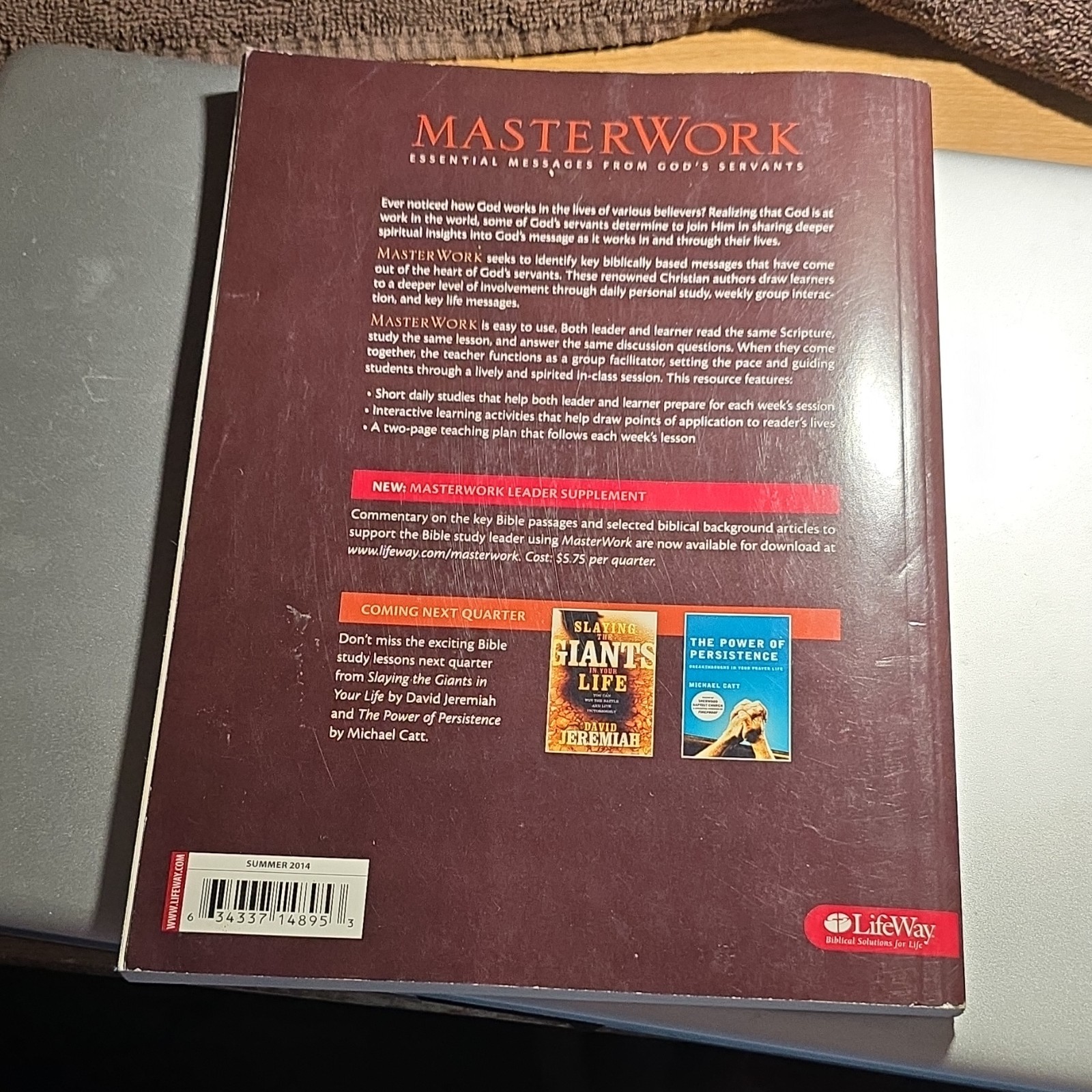 LifeWay MasterWork Adult Bible Study Paperback Various Lessons & Authors 2009