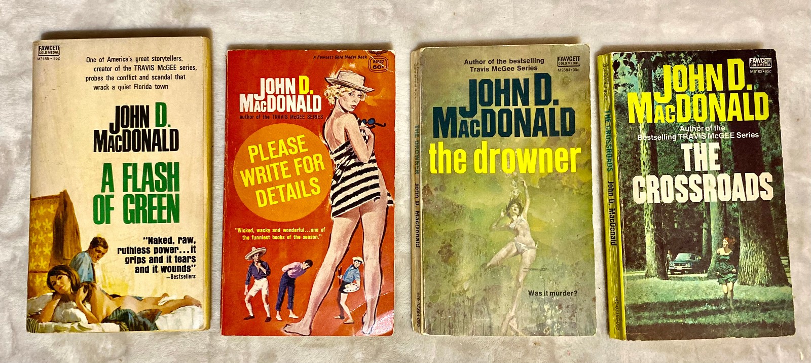 DISCOVER 4 BY JOHN D MACDONALD & HAVE A READING PARTY ‘CAUSE ITS ONLY $19.99 #B0