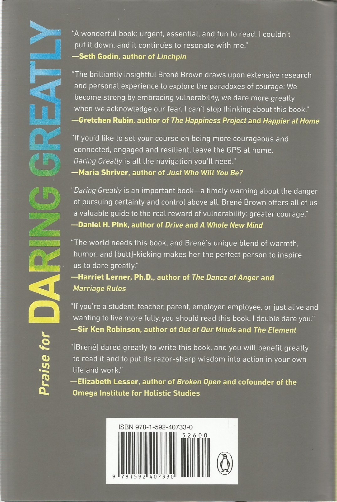 NEW Daring Greatly : How the Courage to Be Vulnerable Transforms the Way We Live