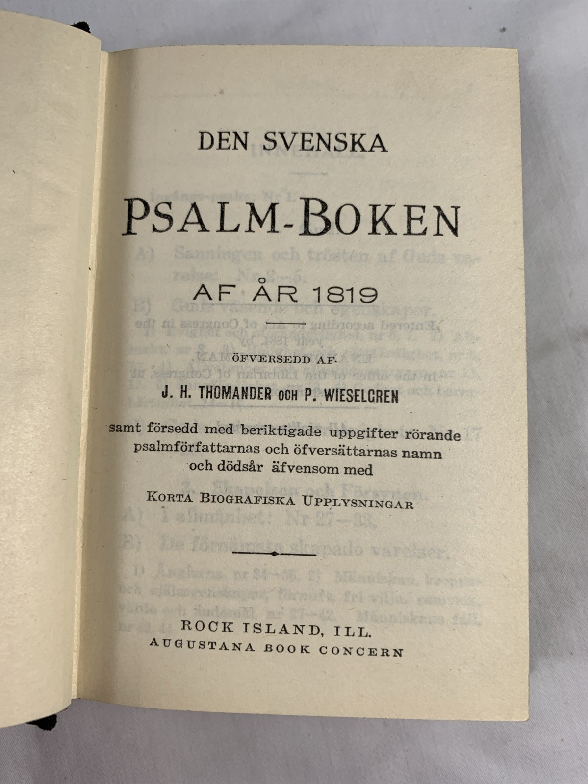 Den Svenska Psalm-Boken (Swedish) Pocket Size