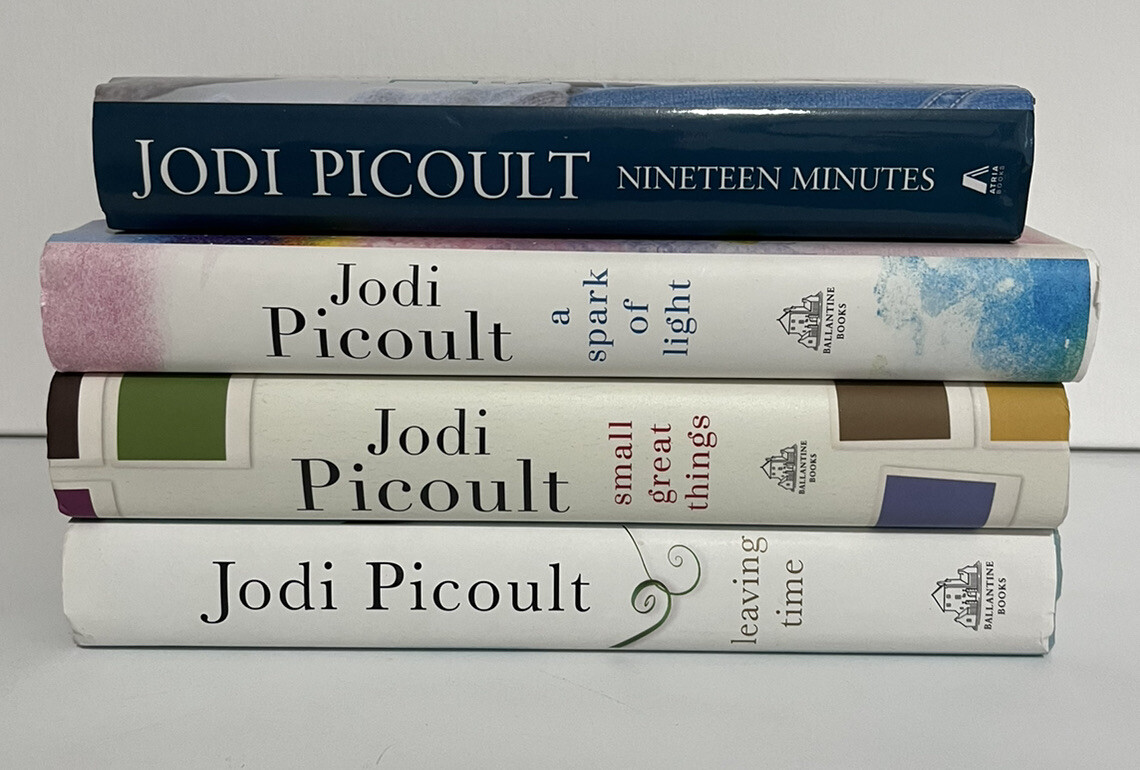 Jodi Picoult 4 Hardcover Books Dust Jackets 2 Inscribed Drama Legal Thriller