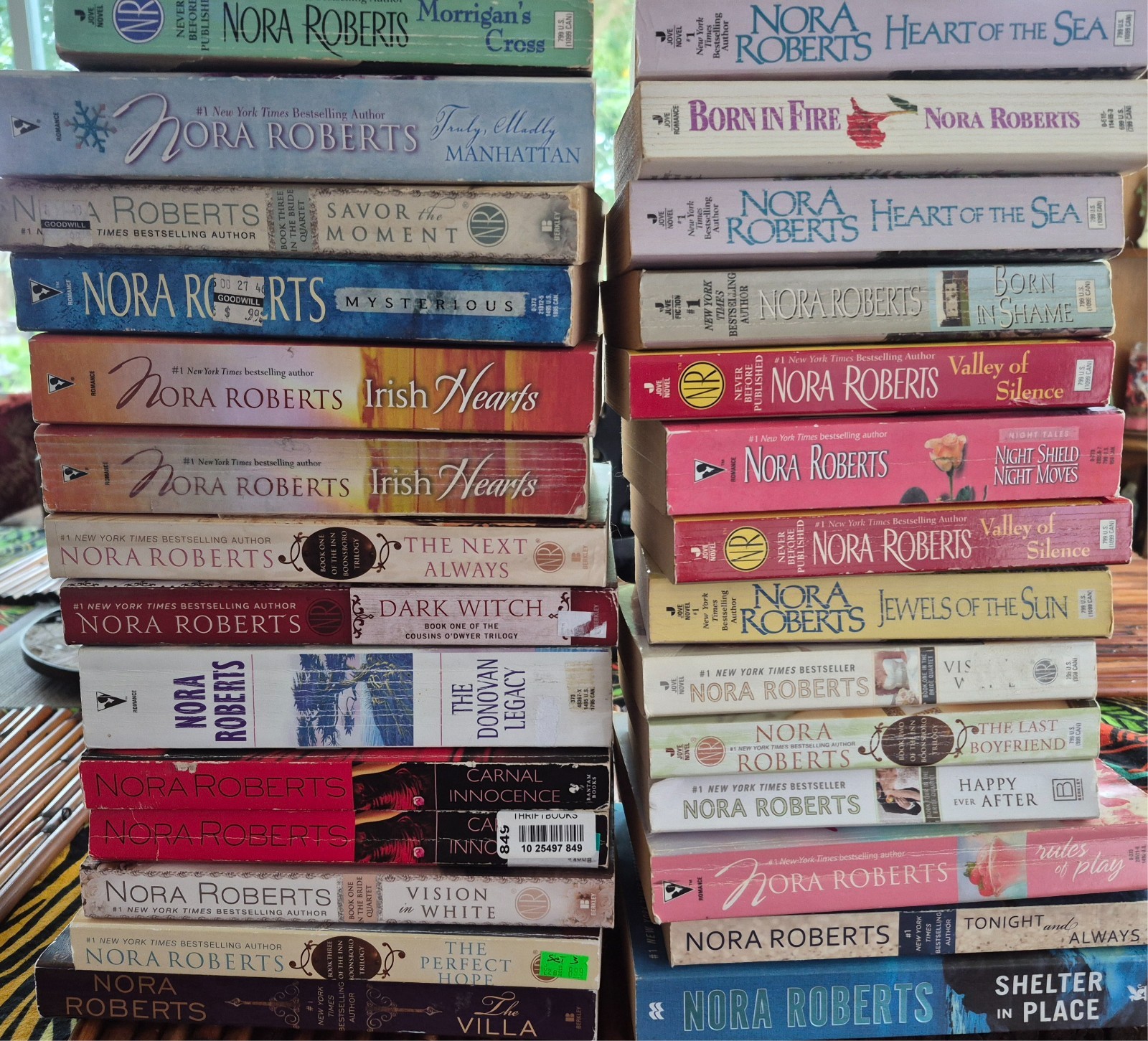 Romance Suspense-Nora Roberts-J D Robb-YOU PICK the Titles for Your Own Lot