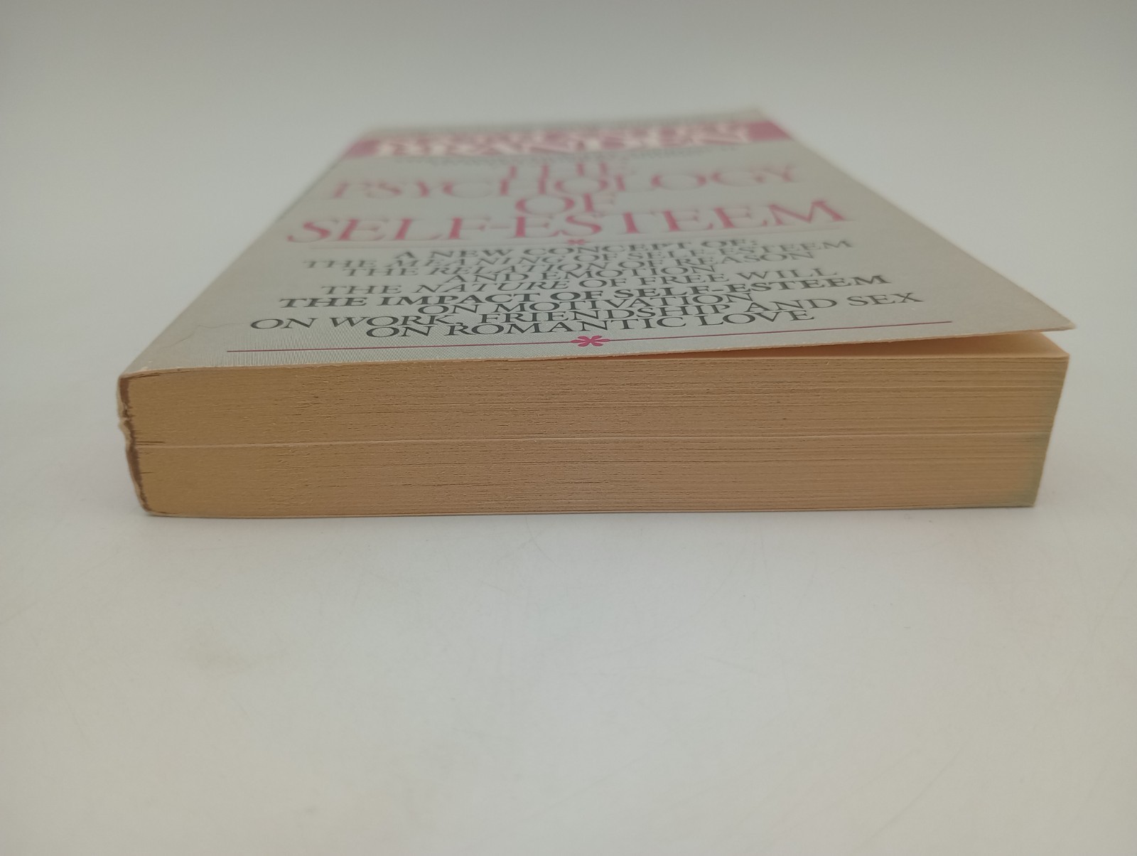 The Psychology of Self Esteem, Vtg Paperback, 1987, Bantam, by Nathaniel Branden