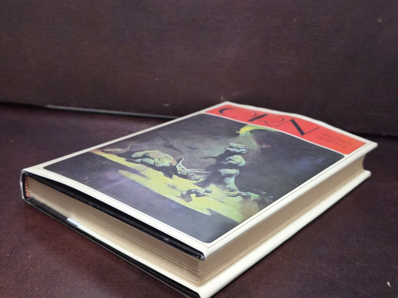Piers Anthony ORN Of Man and Manta 1970 Doubleday BCE Frazetta HCDJ VG Mylar