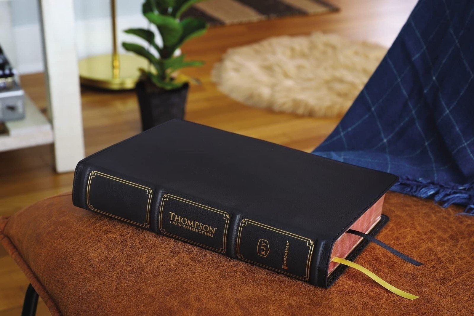 KJV, Thompson Chain-Reference Bible, Large Print, Genuine Leather, Cowhide,