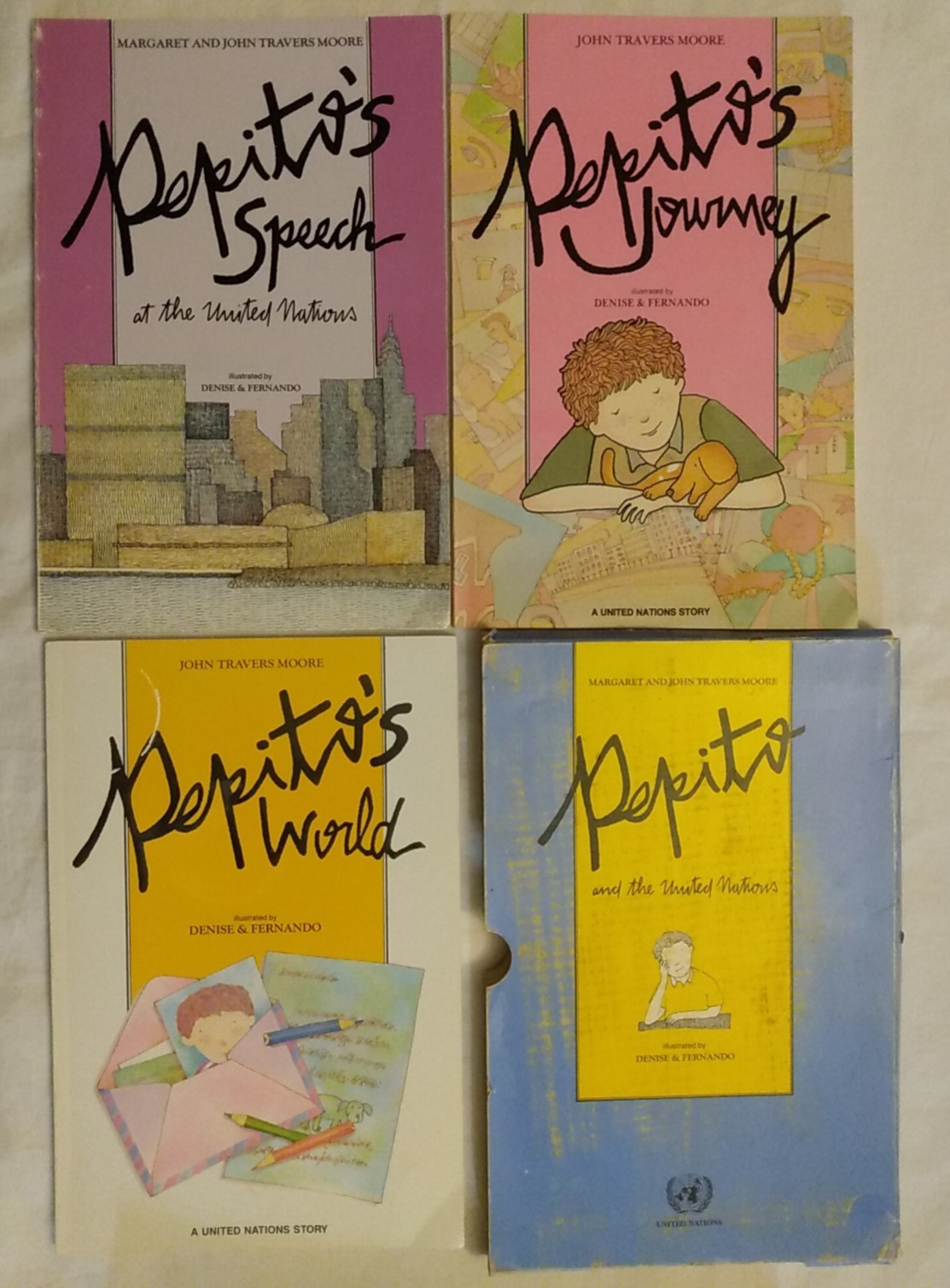 12 Books Children Pepito United Nations Wizard Oz Three Bears Rescuers Penguin