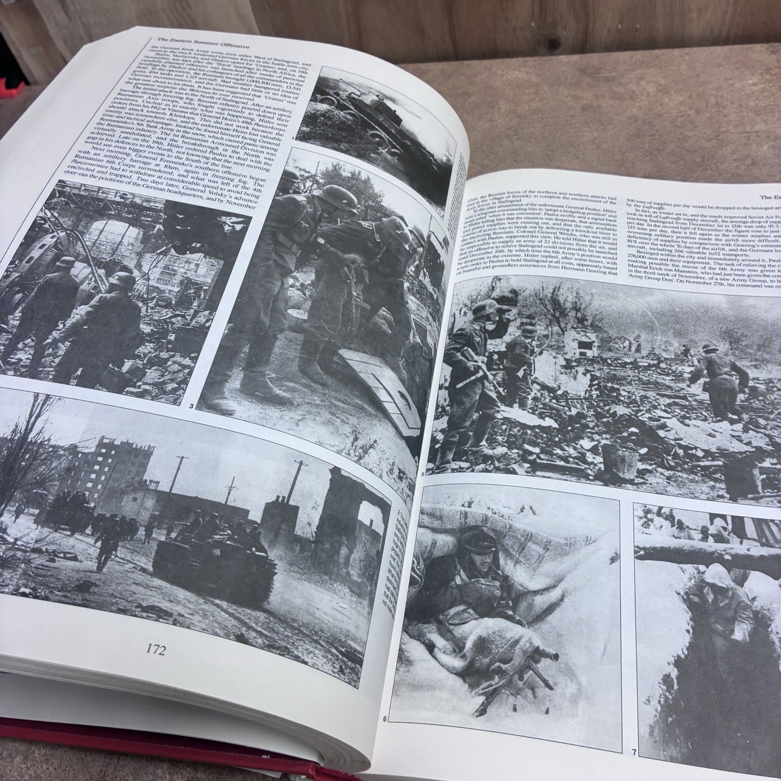 1989 World War II Hardback Book 400 Pages Featuring Over 1,350 Military Photos