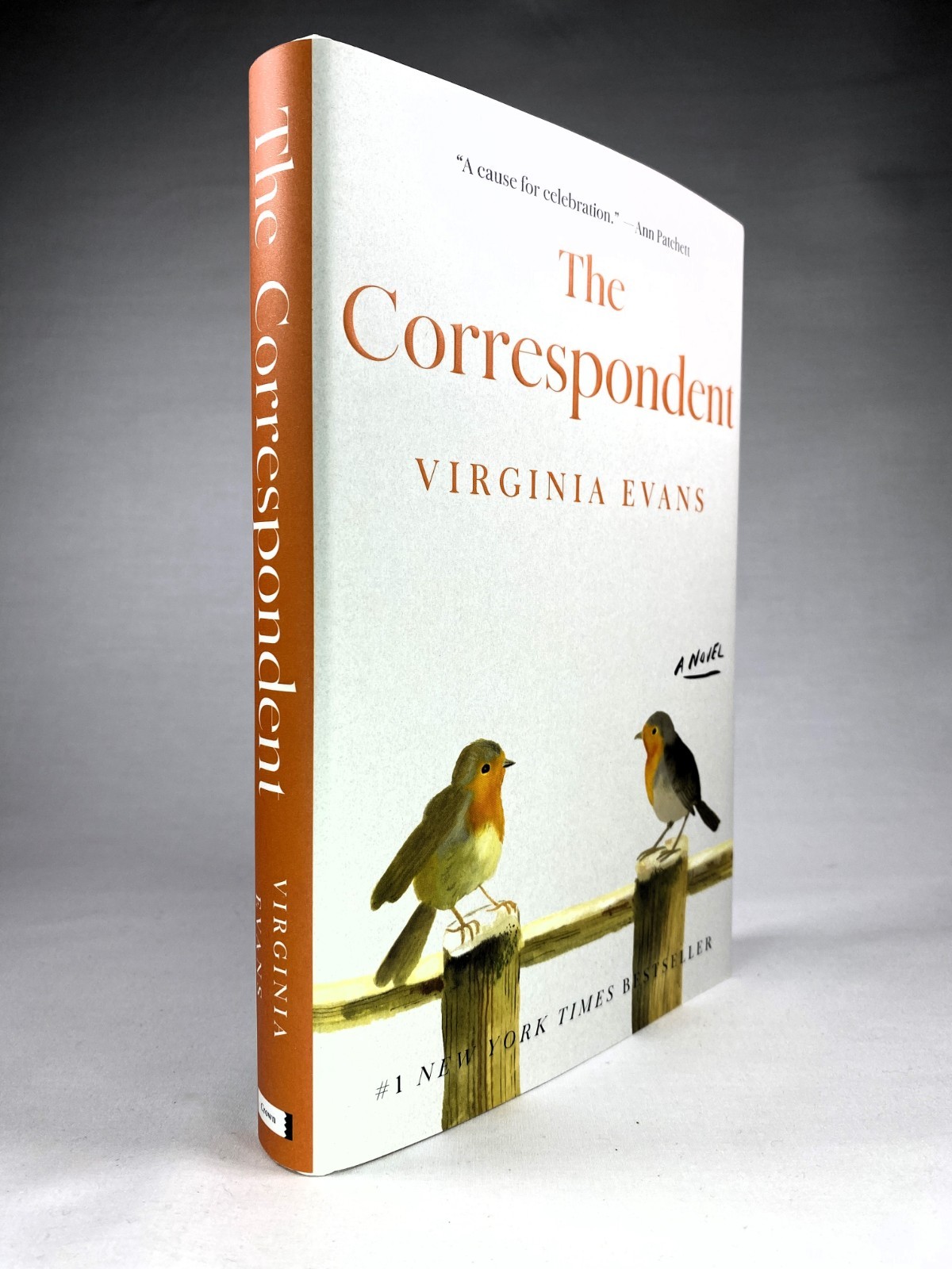 SIGNED – THE CORRESPONDENT Virginia Evans 1ST EDITION hardcover dj BRAND NEW