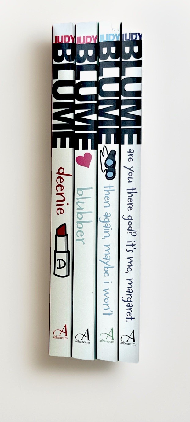 Judy Blume set of 4 books paperback modern edition In very good condition.