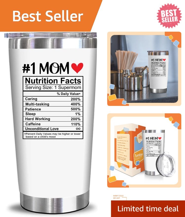 Stainless Steel 20oz Tumbler for Moms – Stylish & Break-Resistant Gift Idea