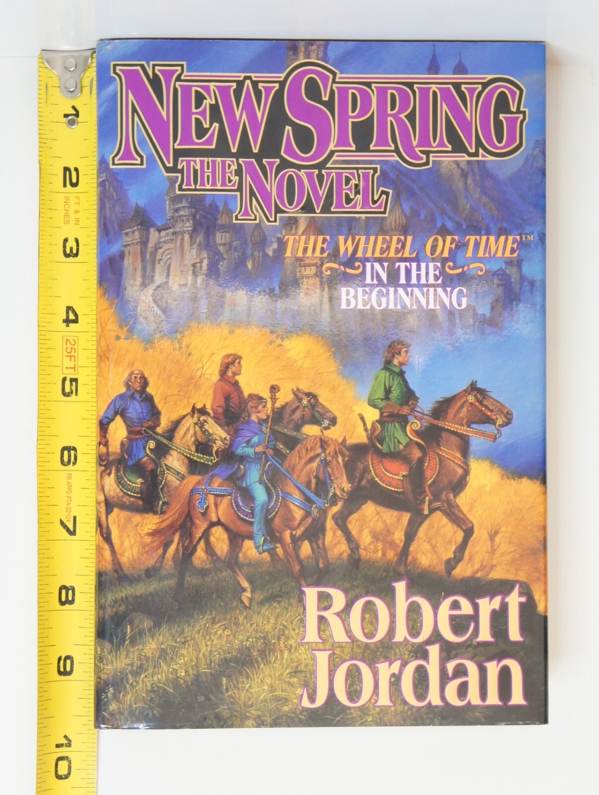 The Wheel of Time New Spring Prequel – Hard Cover – Robert Jordan 9.6In Tall