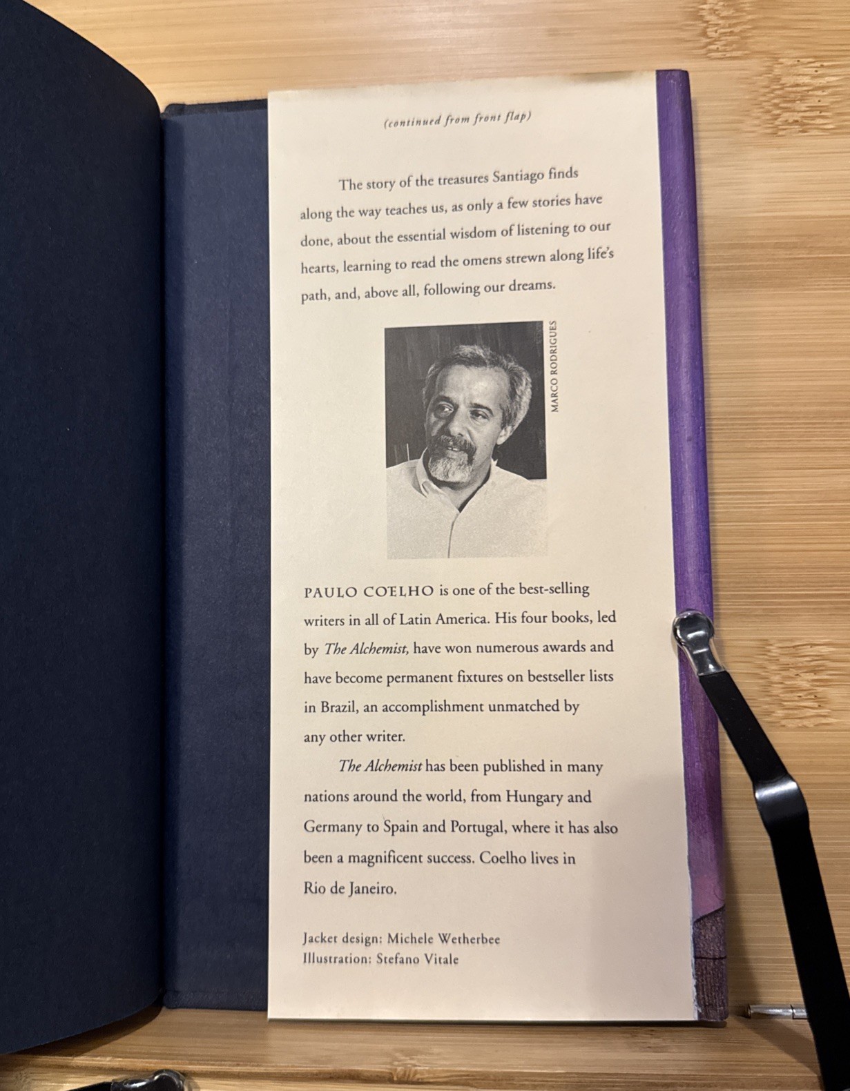 The Alchemist by Paulo Coelho (Hardcover) 8th Print, SIGNED by Translator