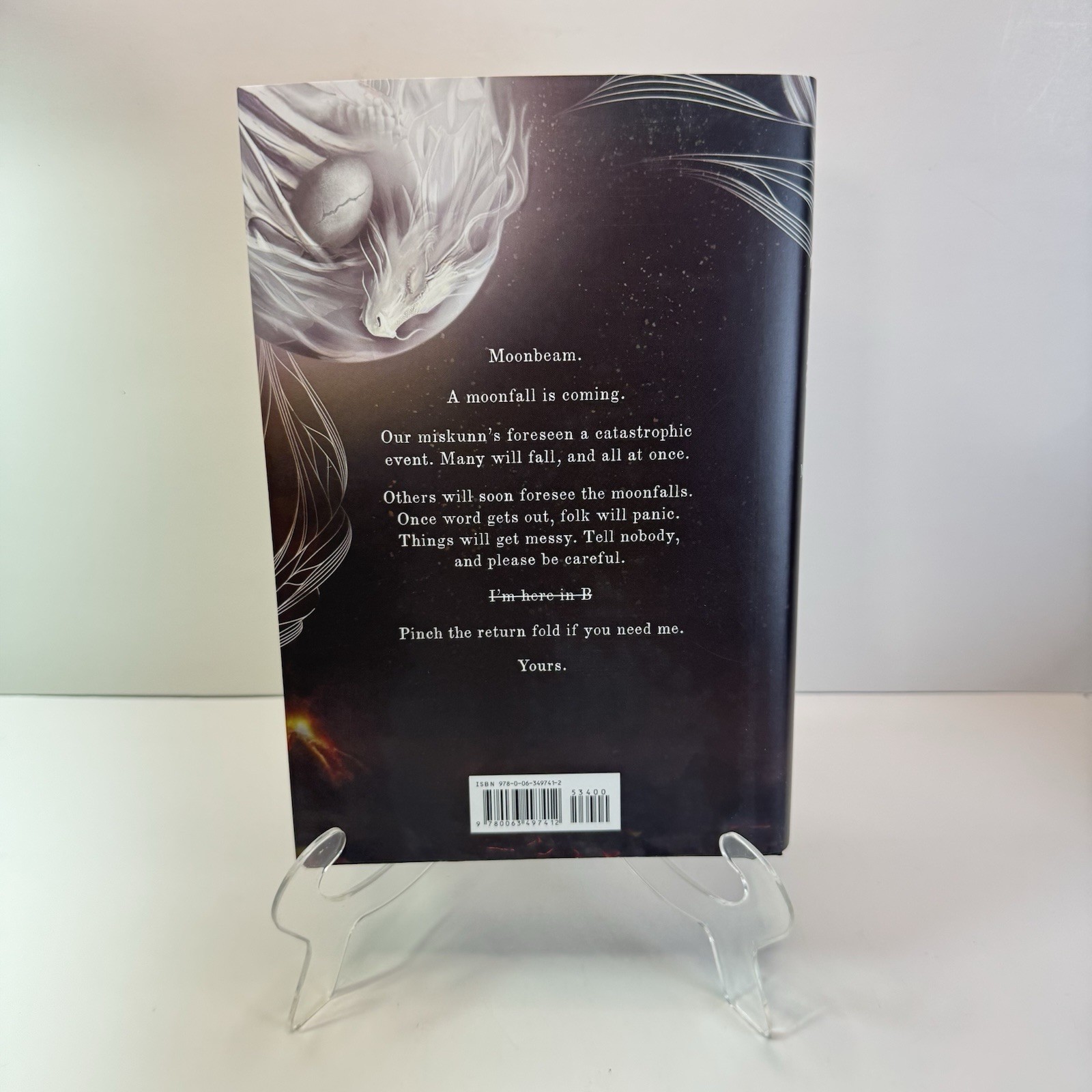 The Ballad of Falling Dragons by Sarah A. Parker Barnes & Noble Exc. HAND SIGNED