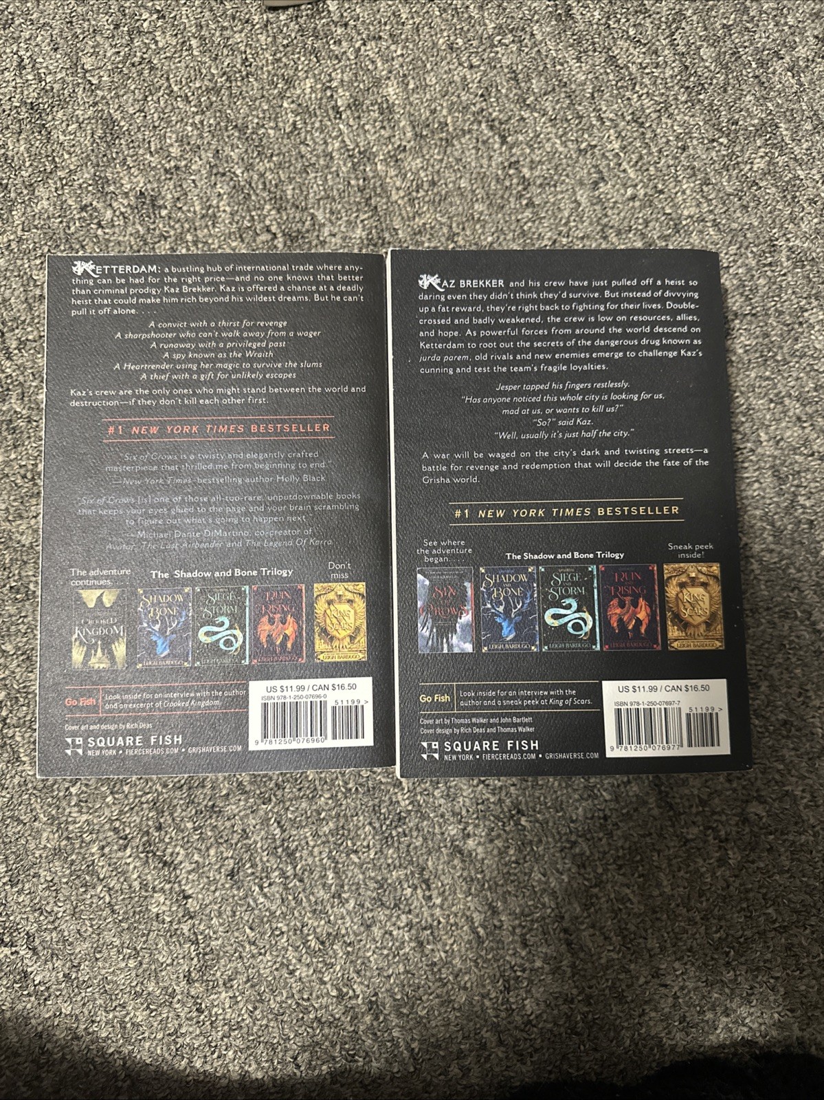 Six of Crows Duology Set Six of Crows and Crooked Kingdom