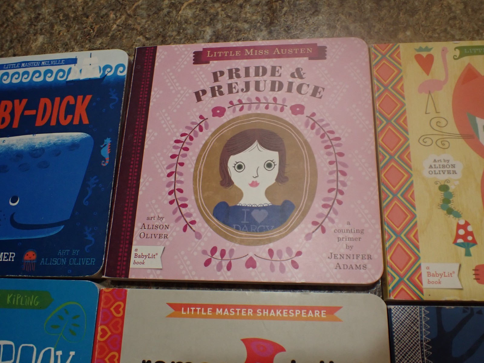 Lot of 7 A BabyLit Storybook Oz Pride Prejudice Moby Dick Jane Eyre Romeo Juliet