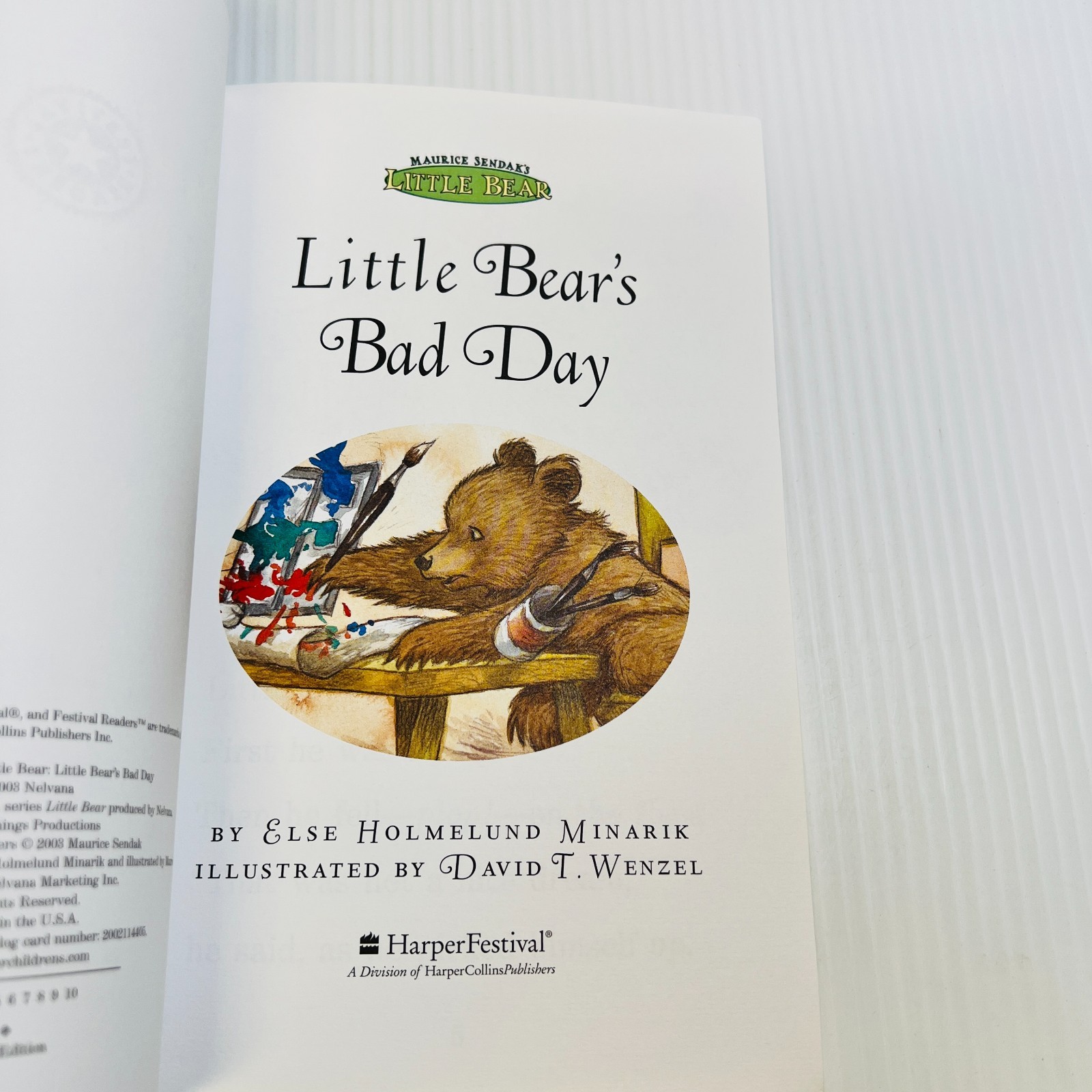 Little Bear’s Bad Day (Maurice Sendak’s Little Bear) (Festival Reader)