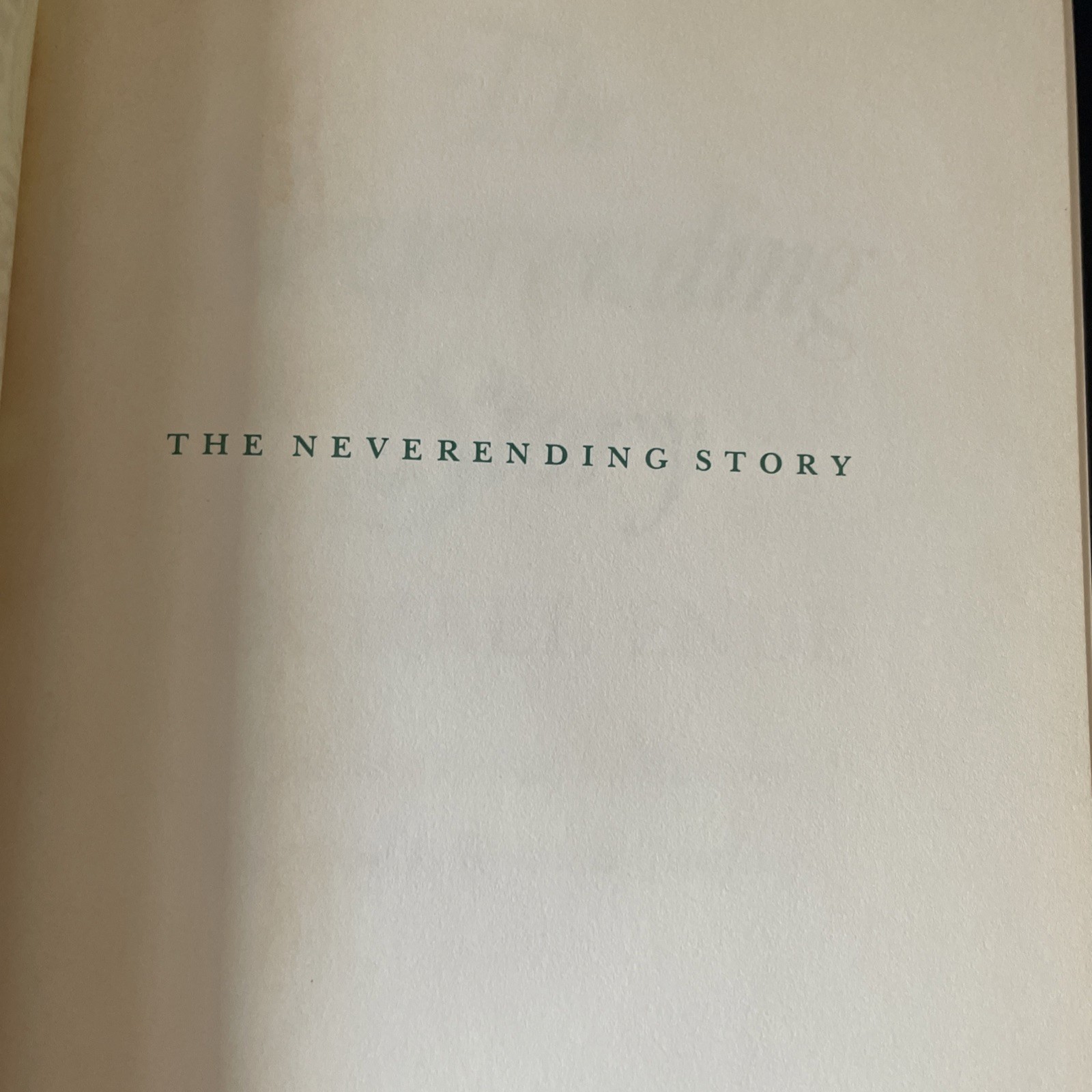 The Neverending Story Michael Ende 1983 HC 1st Illustrated Worn DJ Clean Interio