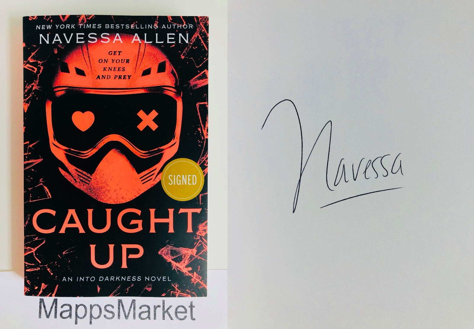 Caught Up: Into Darkness Trilogy SIGNED by Navessa Allen 1/1 (2025, Trade PB)