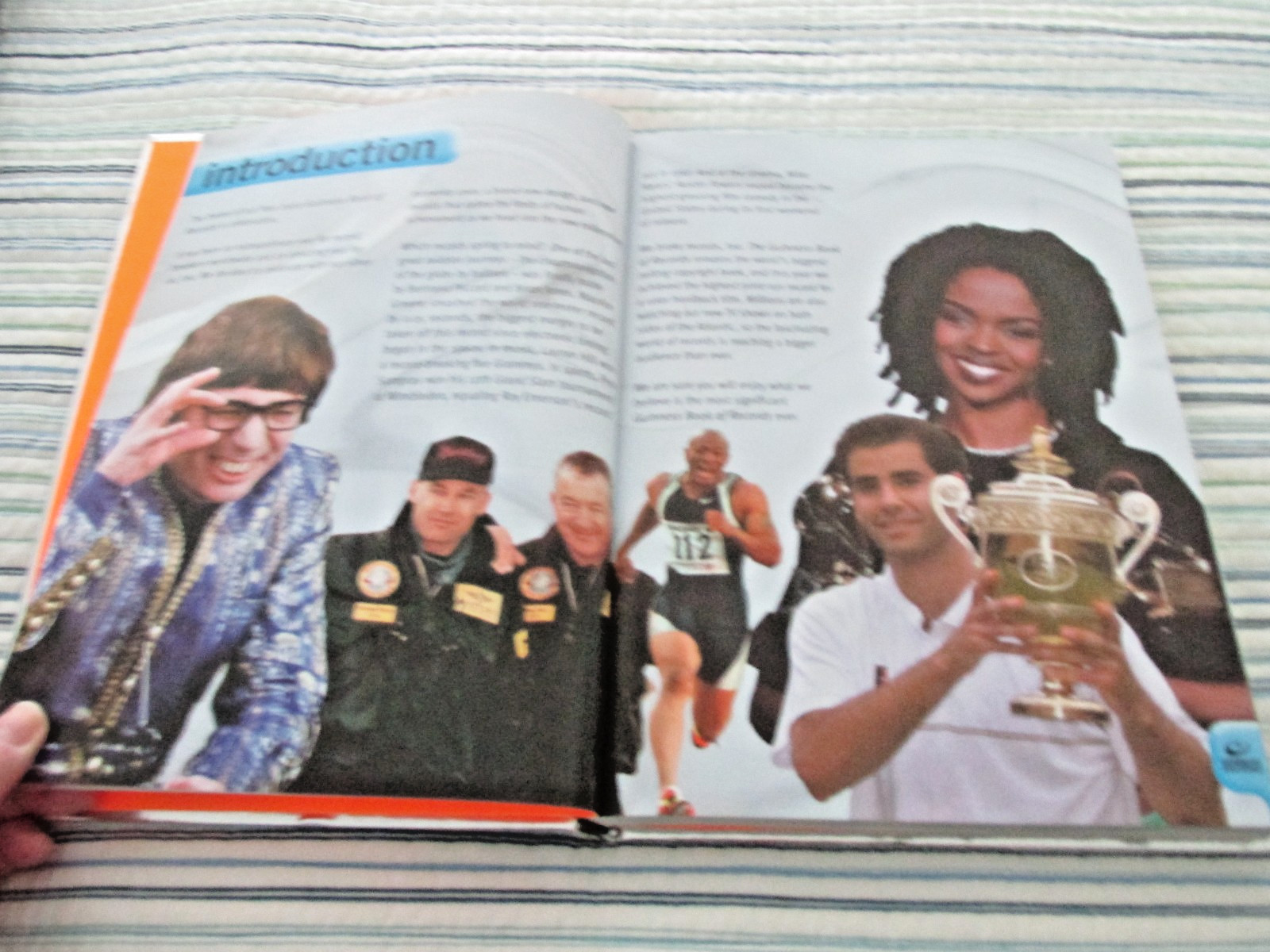 Vintage Guinness Book Of World Records 2000 Millennium Edition Silver Hard Cover