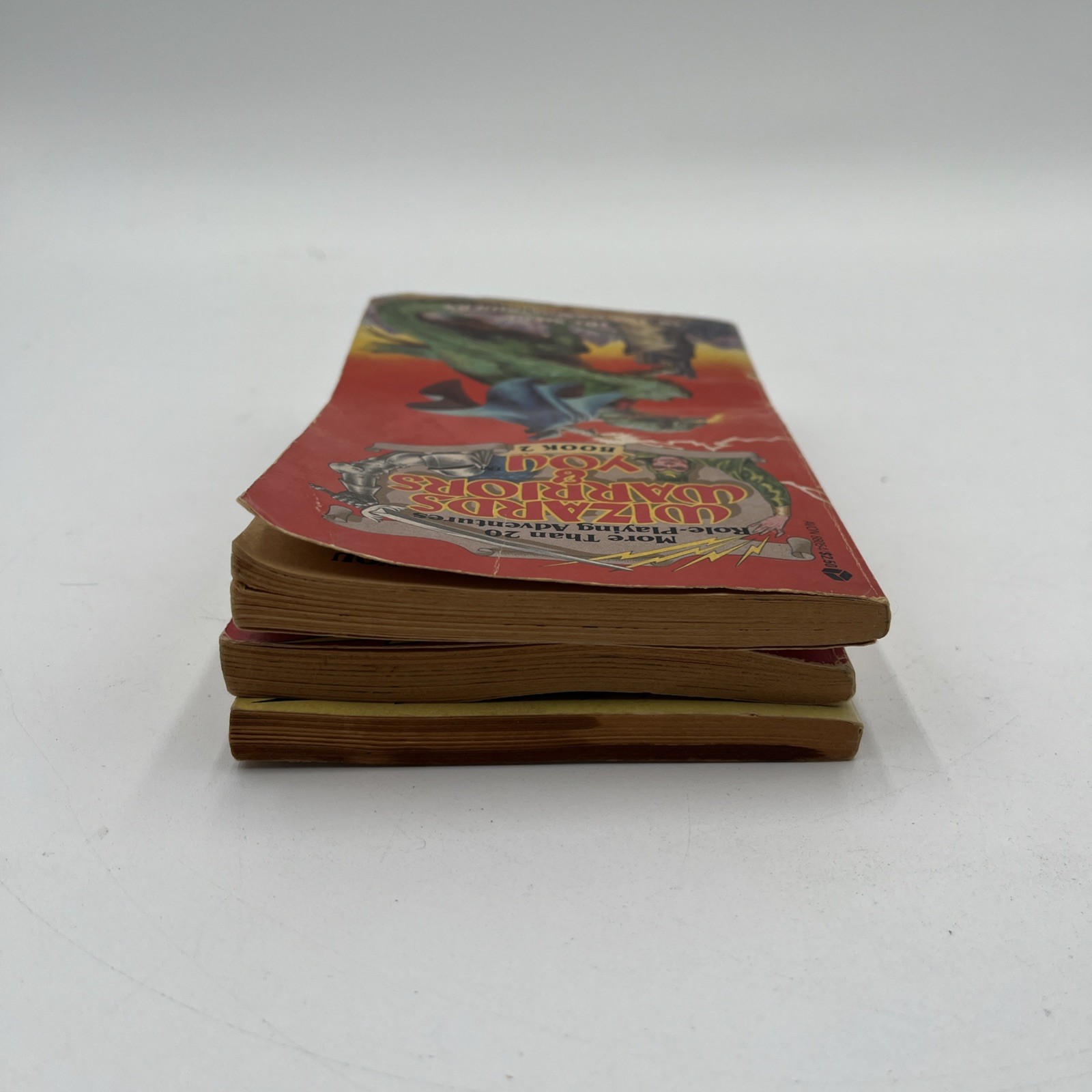 Lot Of 3 Wizards Warriors & You Books 2, 7, 8 RL Stine CYOA See Description