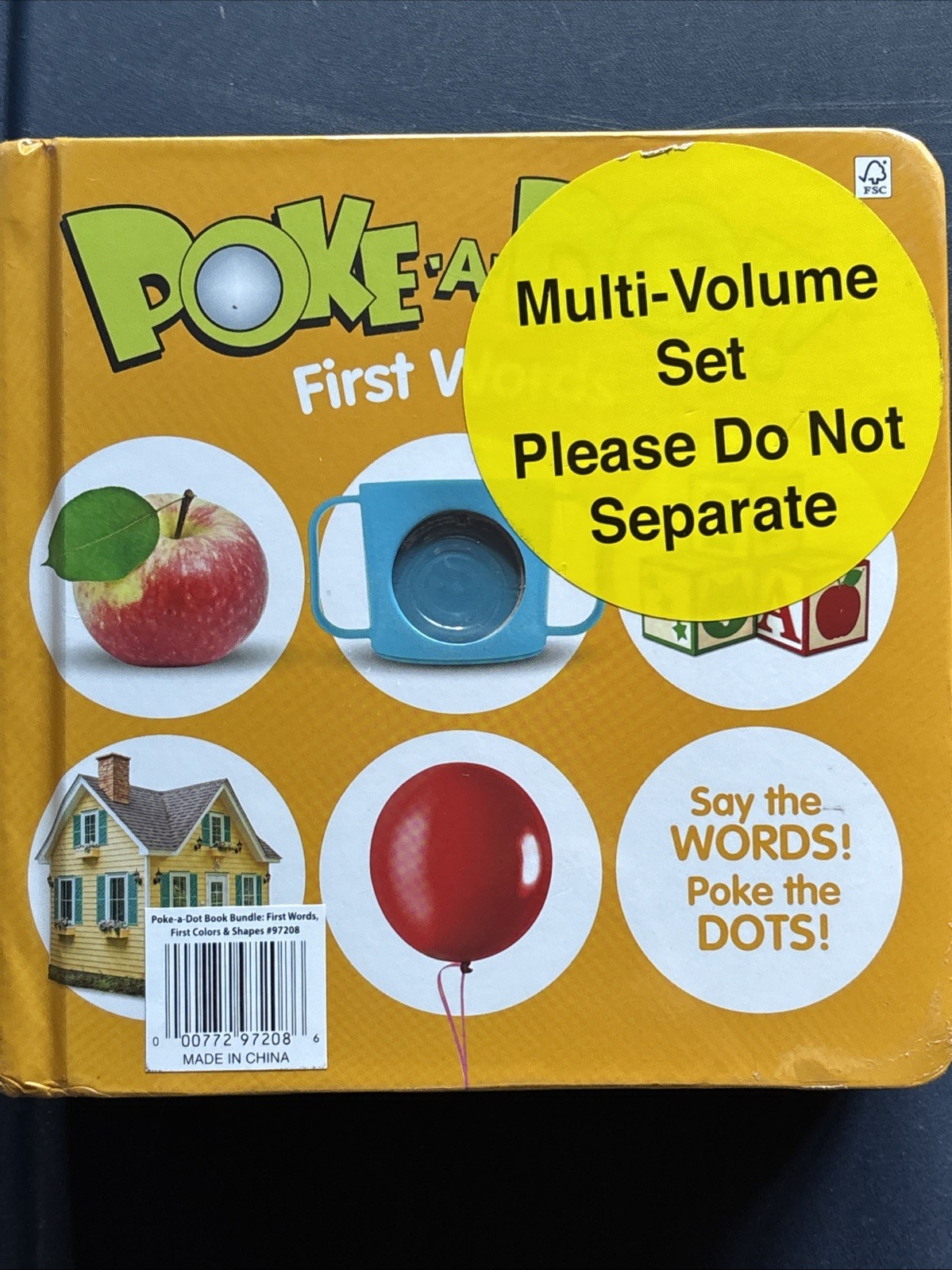 Melissa & Doug Poke-A-Dot Lot Board Books Kids Learning Interactive Bundle 3