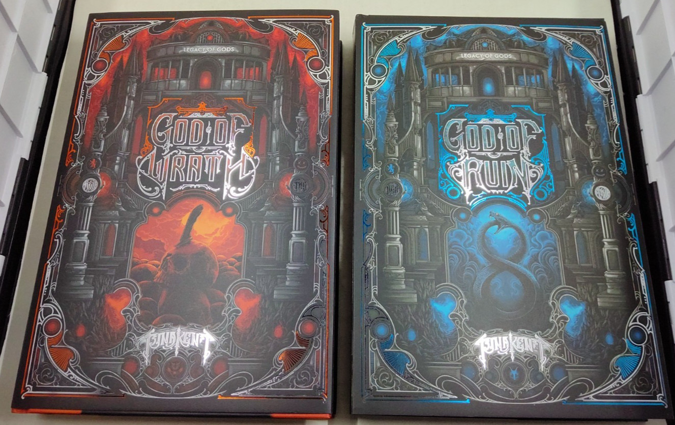 God of Wrath and God of Ruin by Rina Kent Books for Days Signed Exclusive Ed. HC
