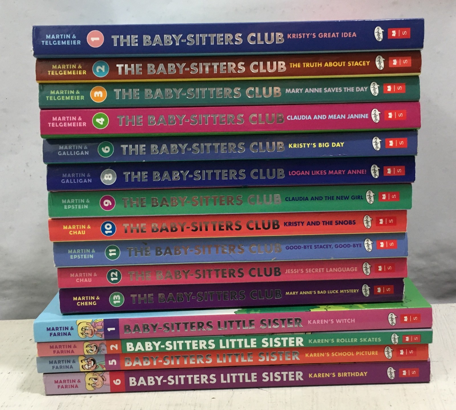 Lot Of 15 Different Baby-Sitters Club/Little Sister R Telgemeier Graphic Novels