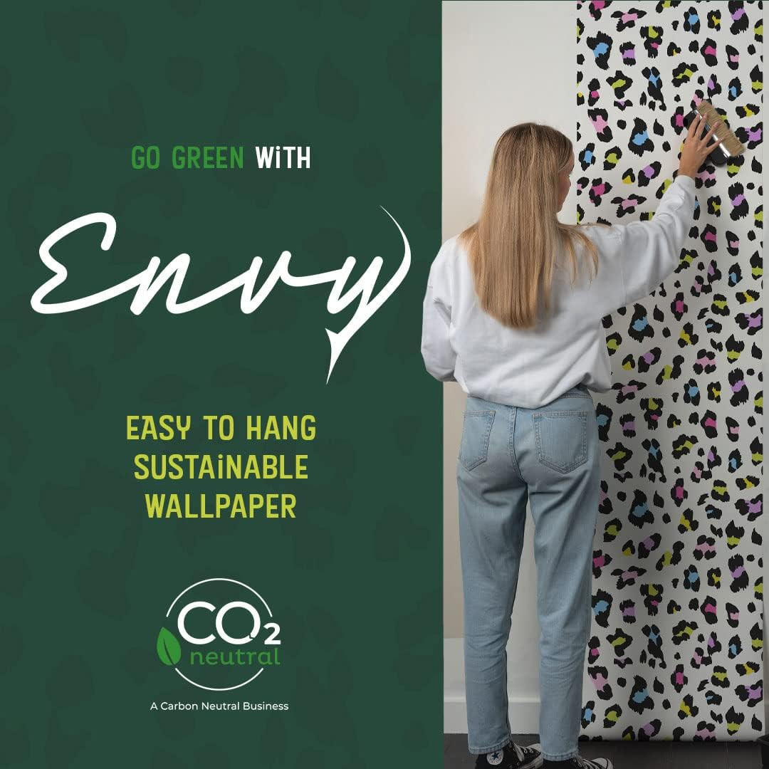 Stylish Envy Paradiso Green Removable Wallpaper for Chic Interiors