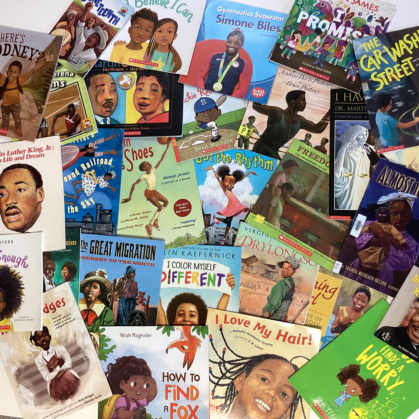 African American Black History Children’s Random Stories Classroom 20 Book Lot