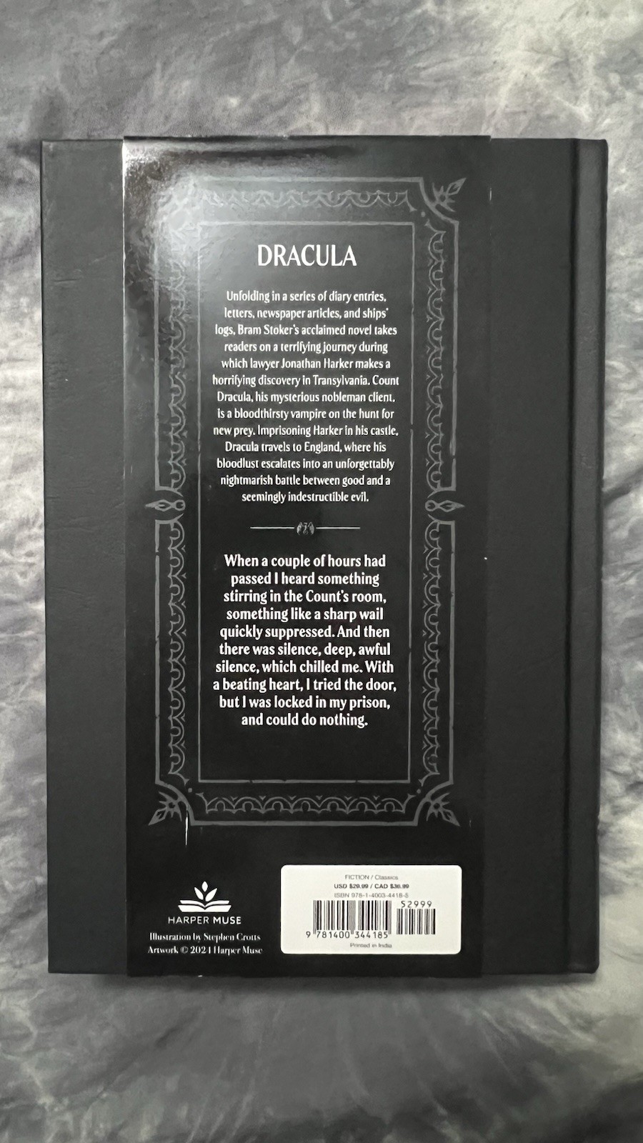 Dracula: The Gothic Chronicles (Bram Stoker, Harper Muse) Fiction LIKE NEW