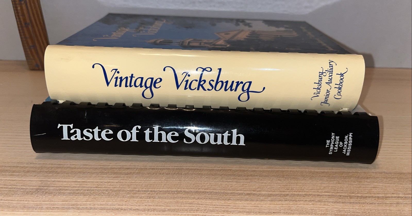 Vintage Mississippi Southern Cookbooks: Taste Of The South and Vintage Vicksburg