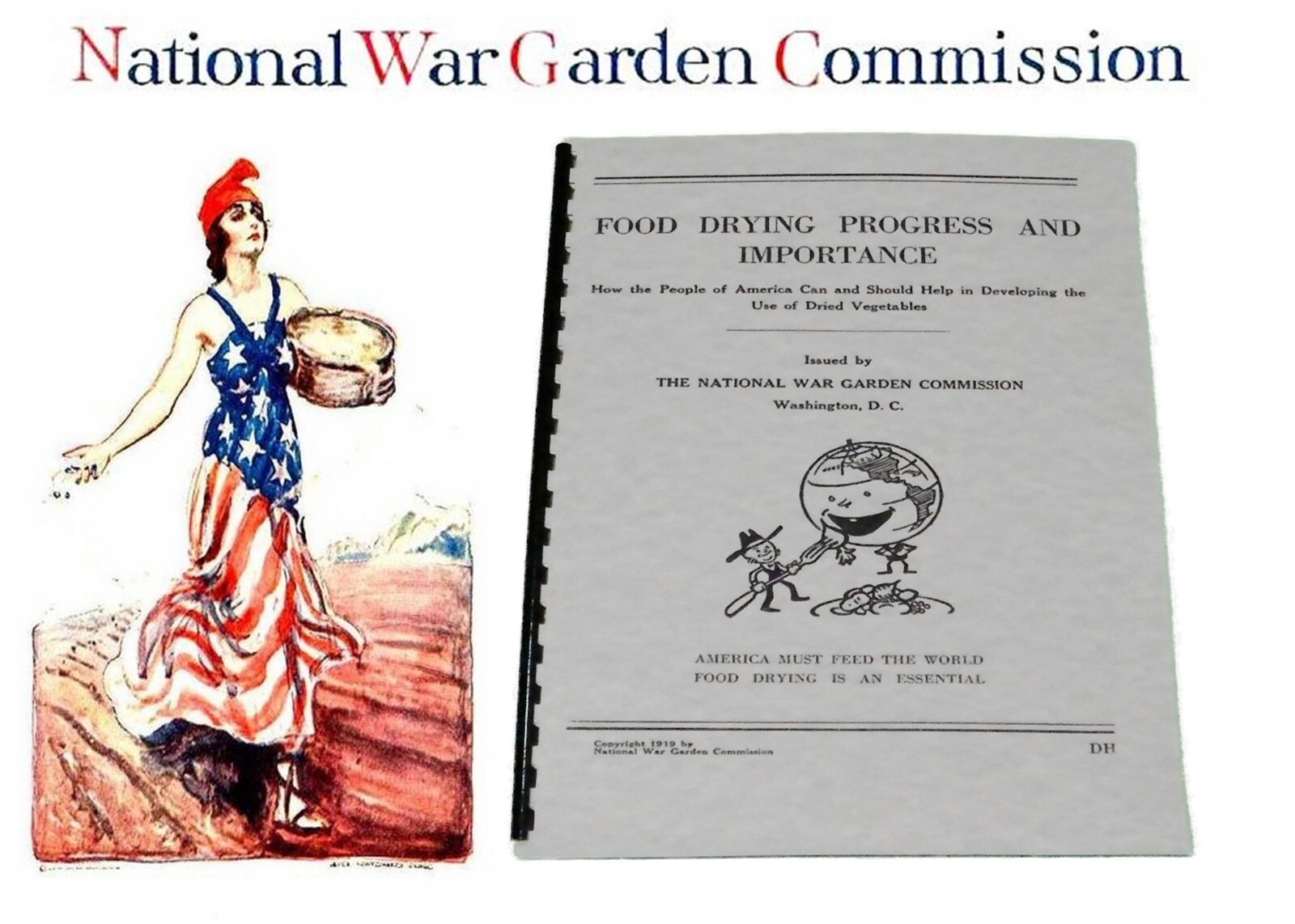Lot Of Five War Gardening Commission Manuals 1917 – 1919