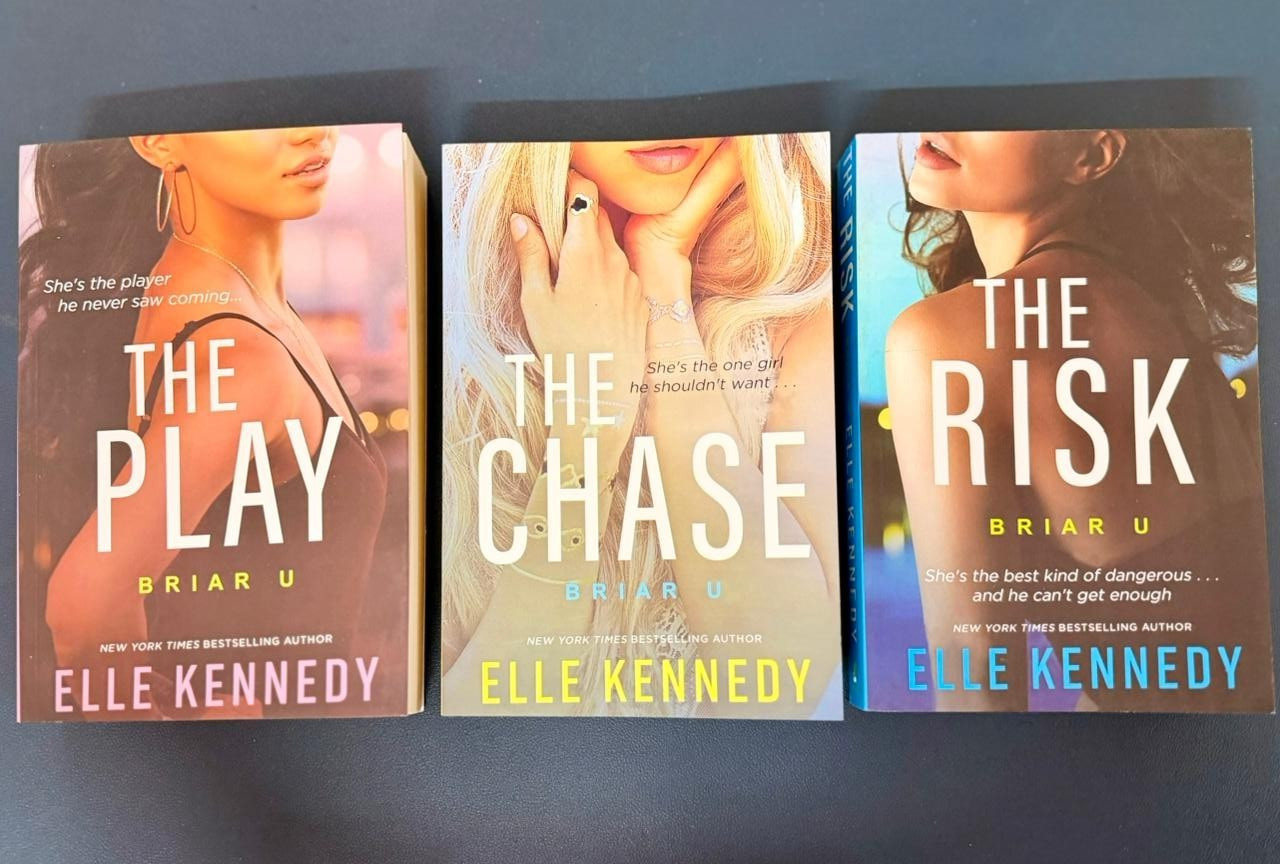 Briar U Series 3 BOOK SET The Chase, The Play and The Risk free shipping PB