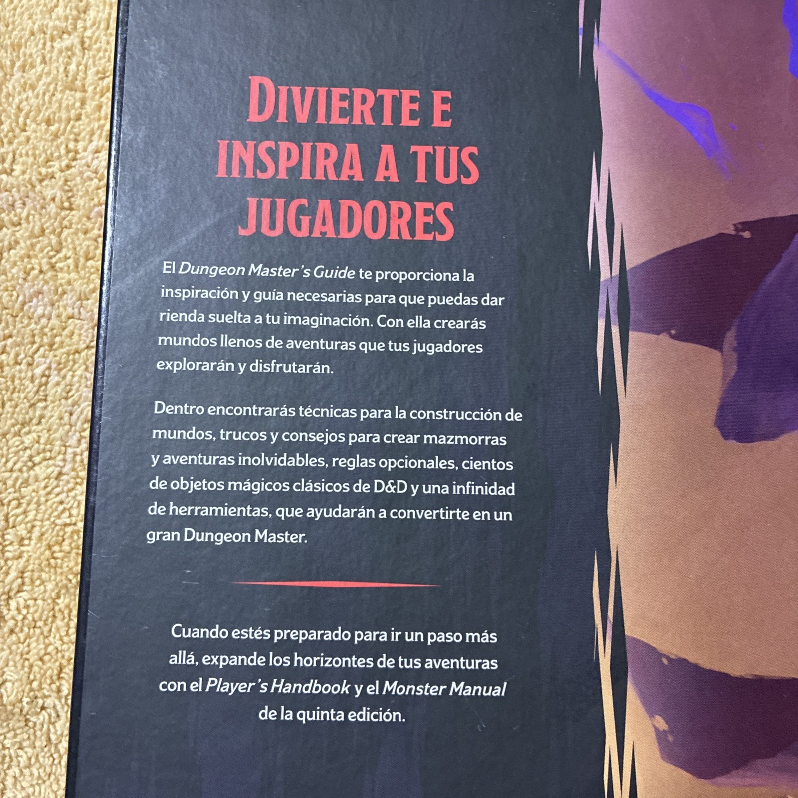 D&D DungeonMaster’s Guide / Player’s Handbook (2020 – Spanish Edition)