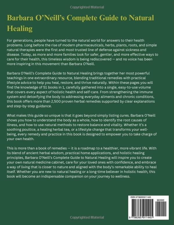 Barbara O’Neill Natural Remedies Complete Collection (Barbara O’Neill Books)