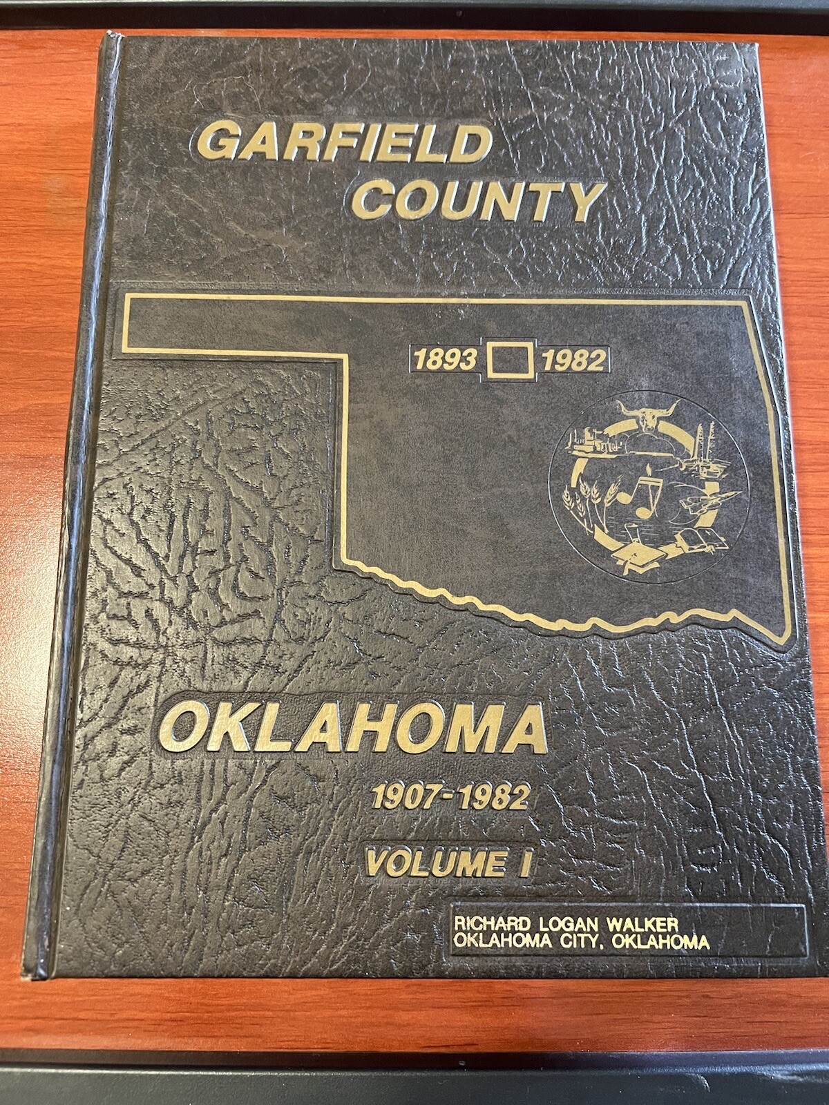OKLAHOMA GARFIELD COUNTY 1893-1982 VOL. I 512 PAGES! LOTS OLD PHOTOS HC