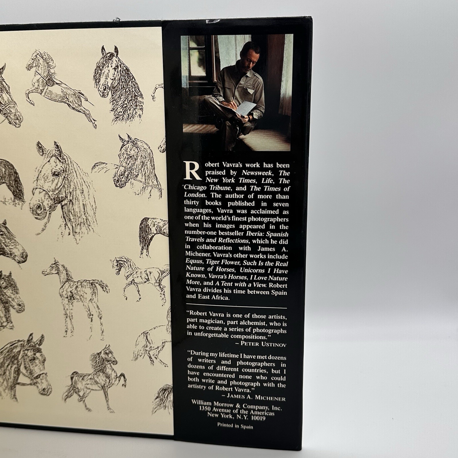 Classic Book of Horses Robert Vavra’s 1st Edition 1992 Hardcover DJ 359 Pages.