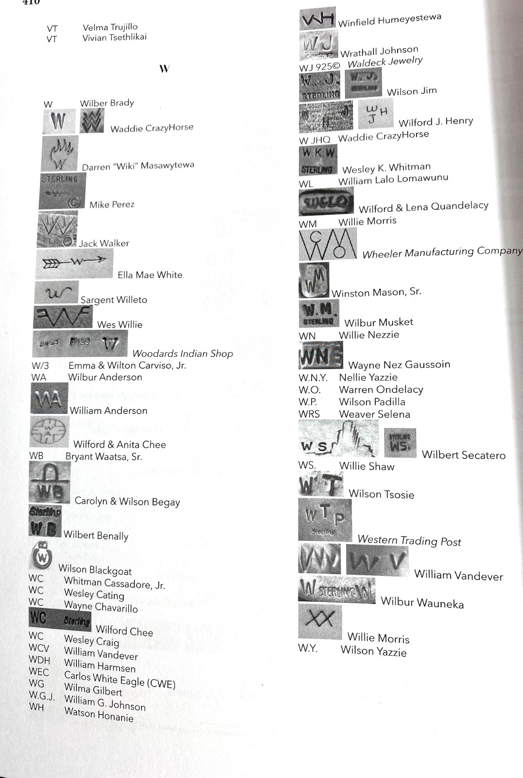 NEW Native American & Southwestern Silver Hallmarks 5th Ed Book Bille Hougart
