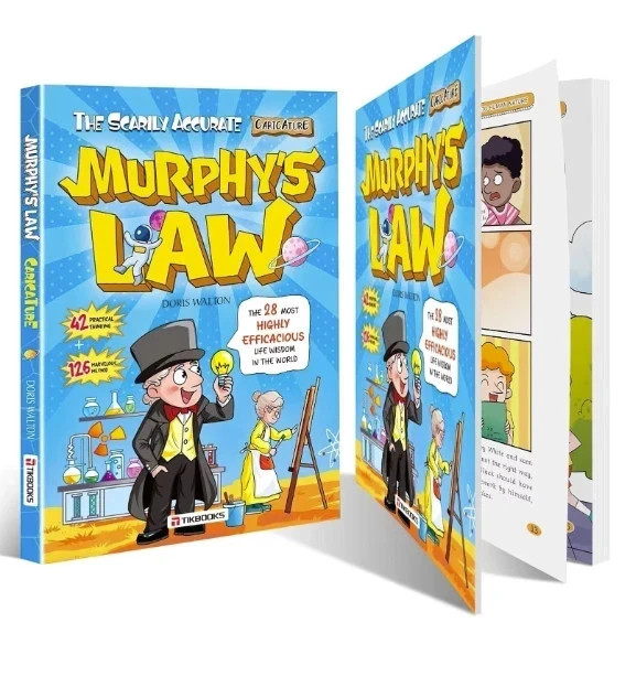 Murphy’s Law Learning Book for Kids 8-12 with 128 Pages Paperback Illustrated