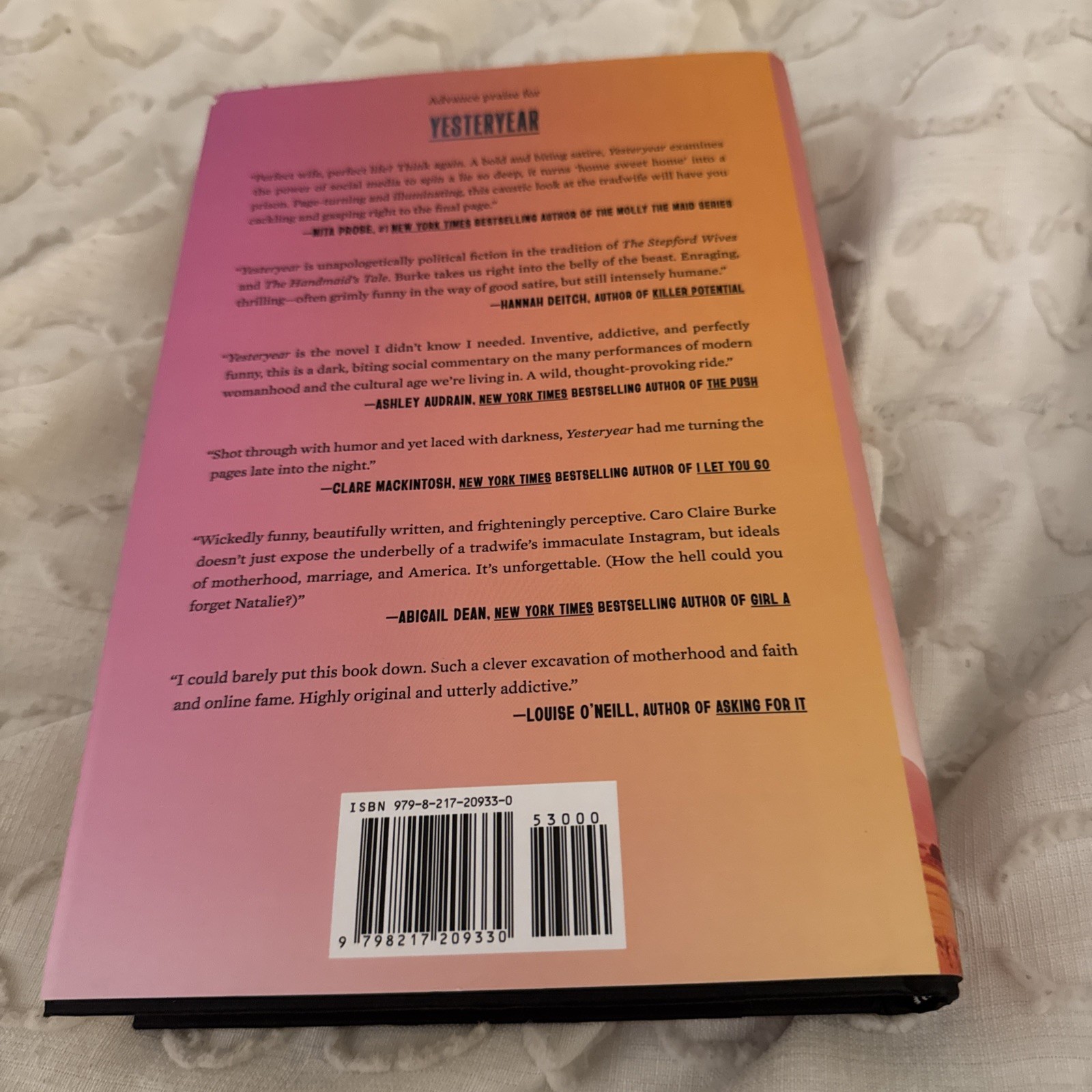 Yesteryear | Caro Claire Burke | 2026 Hardcover | Target Exclusive