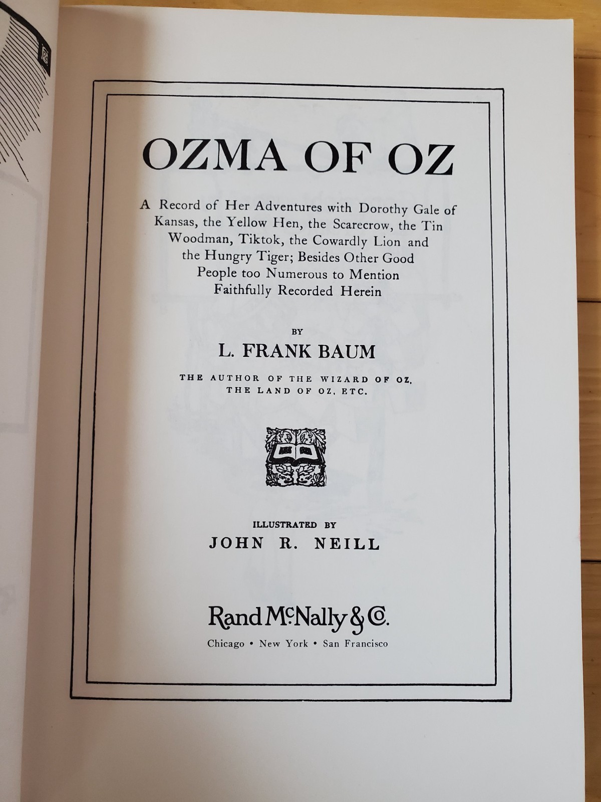 Lot of 7 OZ books L Frank Baum Soft White Rand McNally Nice Vintage Editions