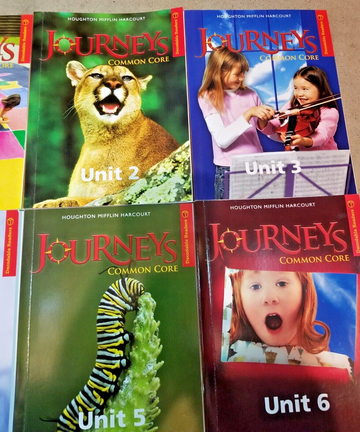 HMH Journeys Decodable Reader Book Unit 1-6 Set – 2nd Grade 2 Reading 6 Book Set