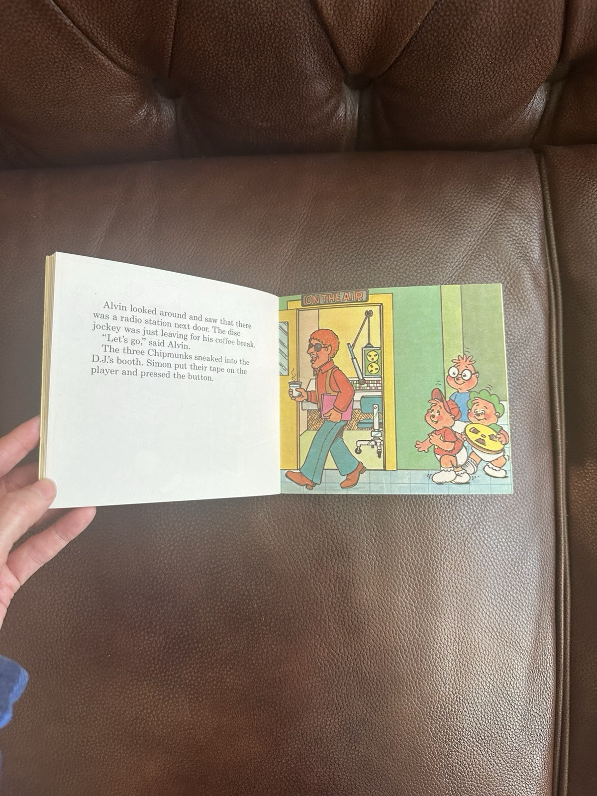 Vintage Alvin & The Chipmunks- The Chipmunk Story Paperback 1983
