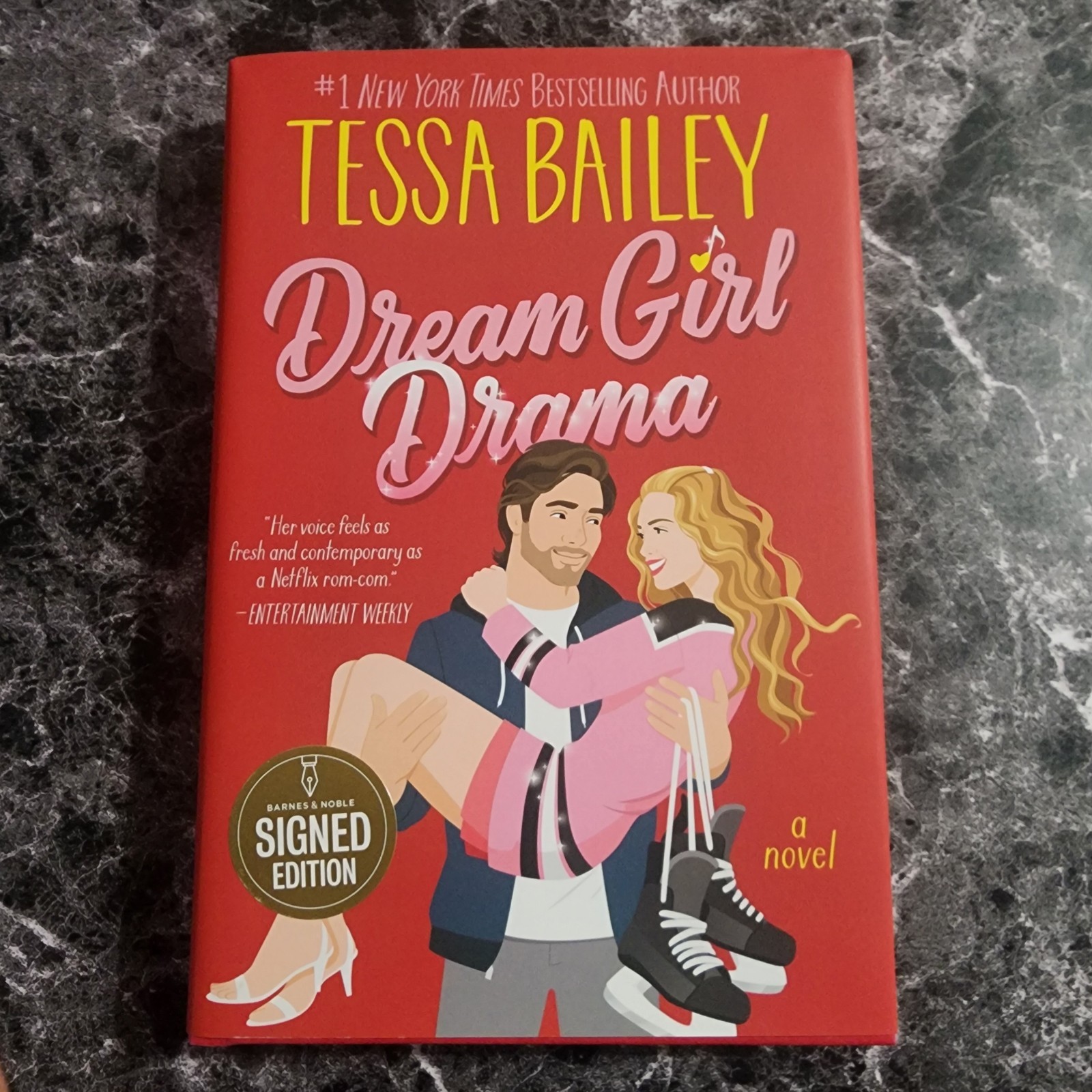 Signed Book – Dream Girl Drama by Tessa Bailey Barnes Noble 1st Edition HC New