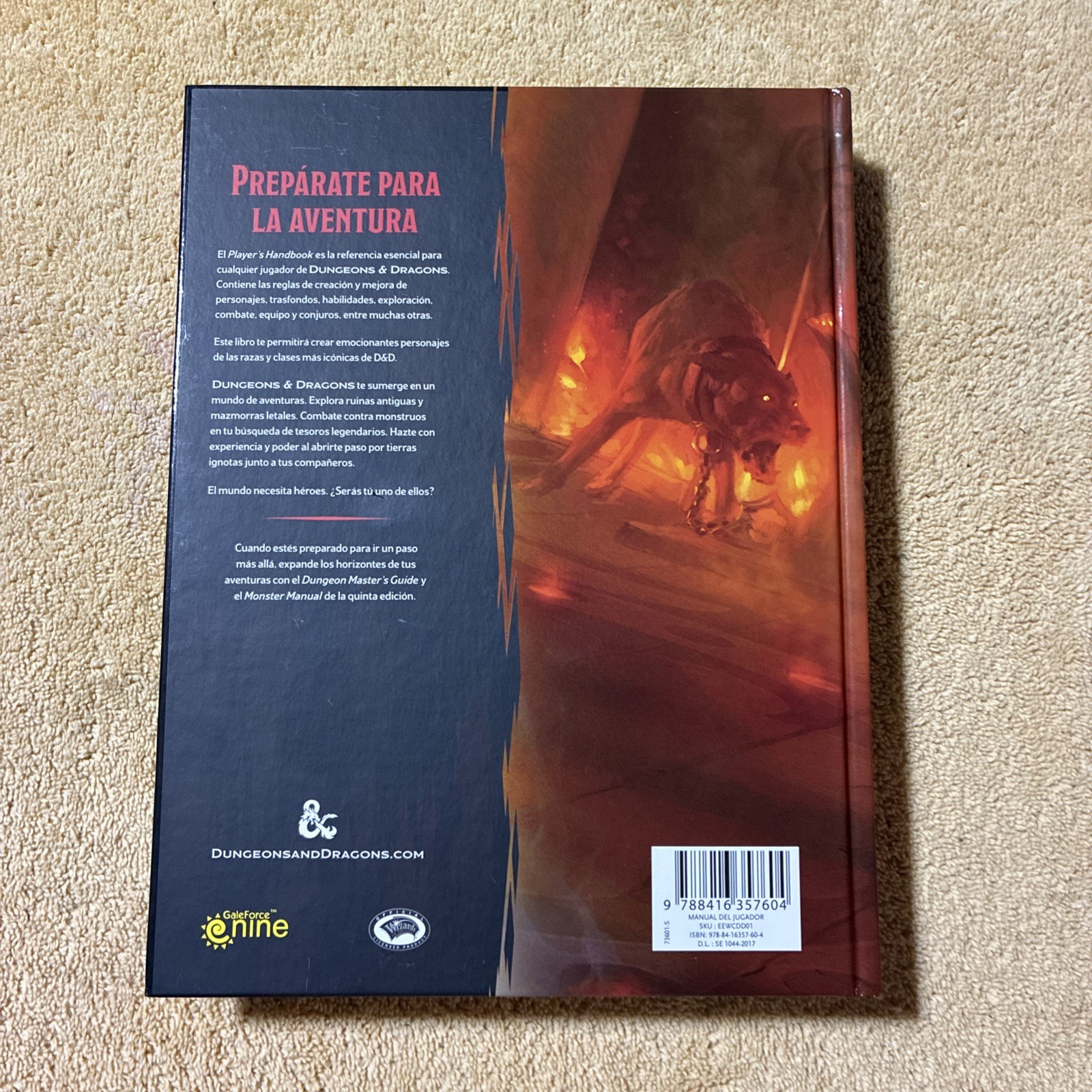 D&D DungeonMaster’s Guide / Player’s Handbook (2020 – Spanish Edition)