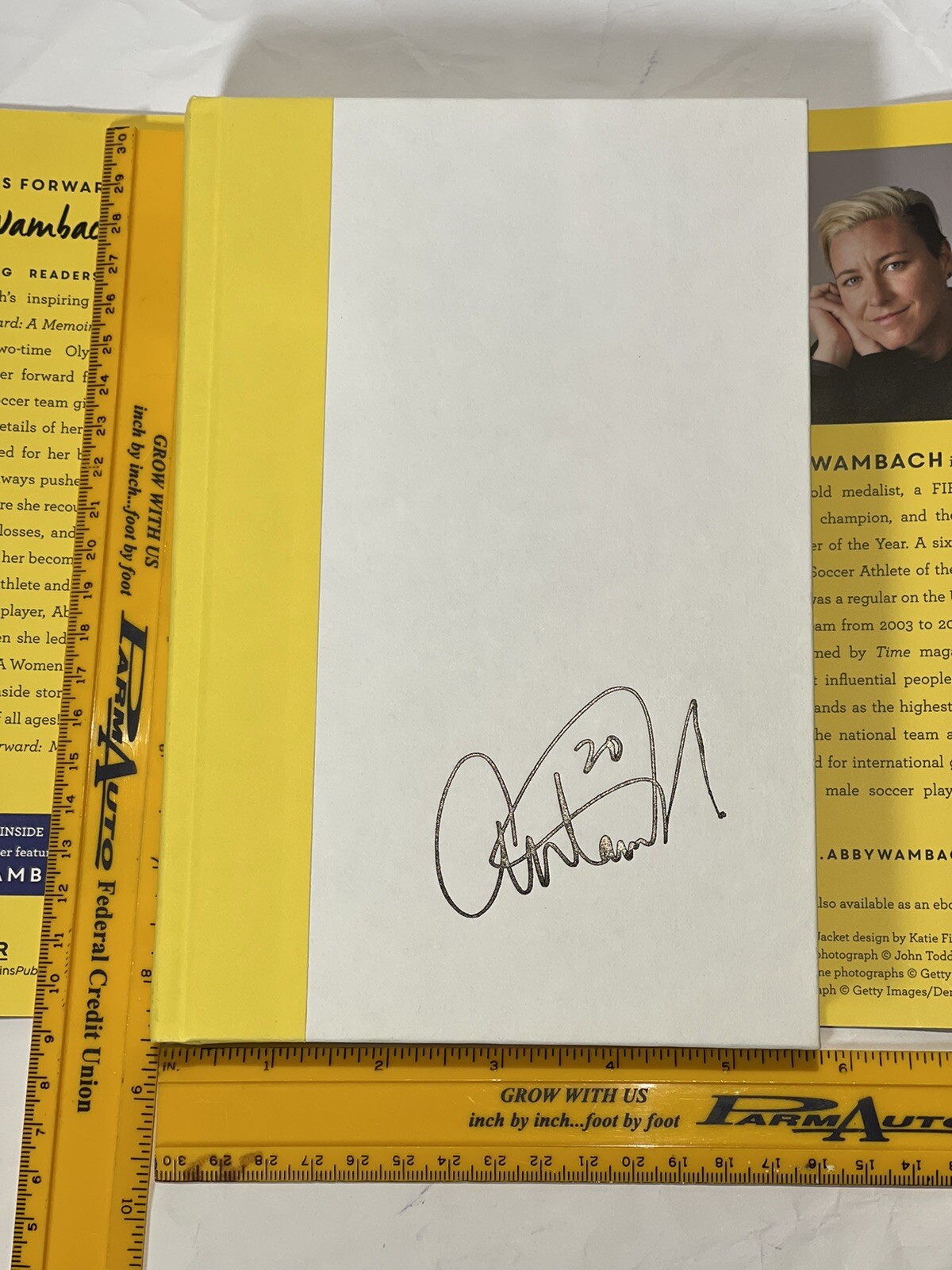 Forward My Story Abby Wambach Motivational Hardcover 1st Edition Dust Jacket